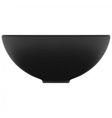  Prabangus praustuvas, matinis juodas, 32,5x14cm, keramika - Vonios praustuvai - 4