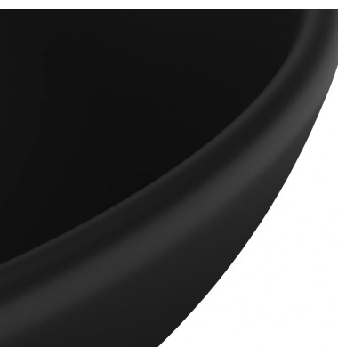  Prabangus praustuvas, matinis juodas, 32,5x14cm, keramika - Vonios praustuvai - 5