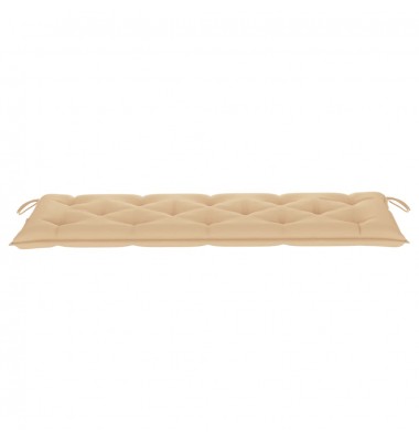  Sudedamas sodo suoliukas su pagalvėle, 159 cm, tikmedis  - Lauko suolai, suoliukai - 3