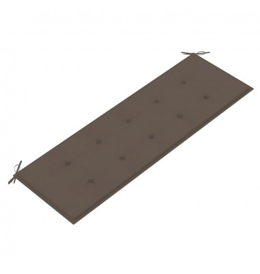  Sodo suoliukas su pagalvėle, 157cm, akacijos medienos masyvas - Lauko suolai, suoliukai - 5