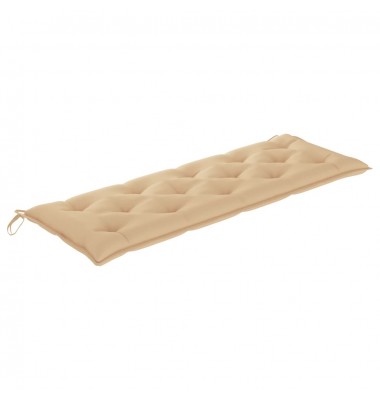  Sodo suoliukas su pagalvėle, 157cm, akacijos medienos masyvas - Lauko suolai, suoliukai - 7