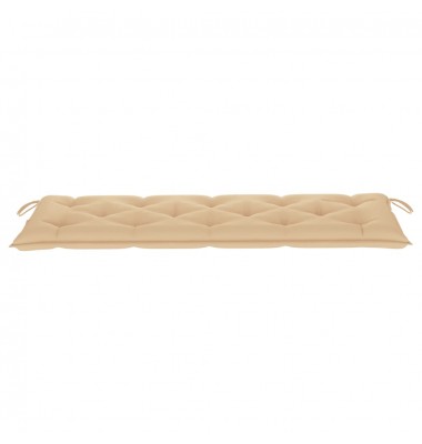  Sodo suoliukas su pagalvėle, 157cm, akacijos medienos masyvas - Lauko suolai, suoliukai - 8