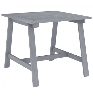  Sodo valgomojo stalas, pilkas, 88x88x74cm, akacijos masyvas - Lauko stalai, staliukai - 1