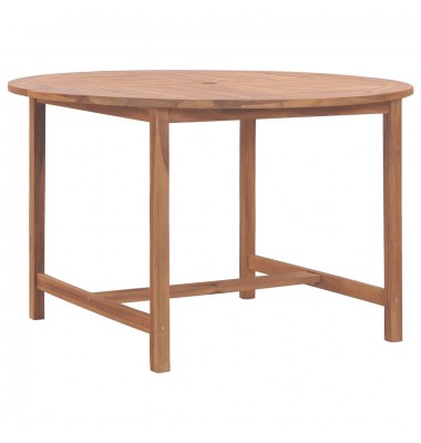  Sodo valgomojo stalas, 110x75cm, tikmedžio medienos masyvas  - Lauko stalai, staliukai - 1