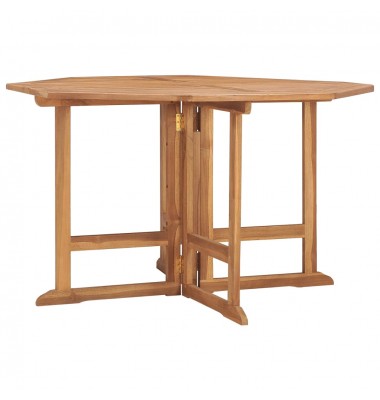  Sulankstomas sodo valgomojo stalas, 110x110x75cm, tikmedis - Lauko stalai, staliukai - 1