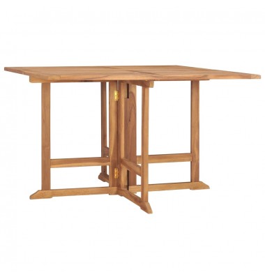  Sulankstomas sodo valgomojo stalas, 110x110x75cm, tikmedis - Lauko stalai, staliukai - 1