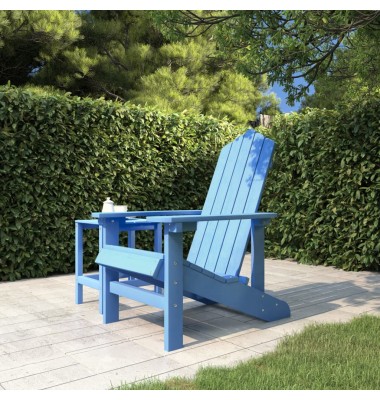  Sodo Adirondack kėdė, mėlynos spalvos, HDPE - Lauko kėdės - 1