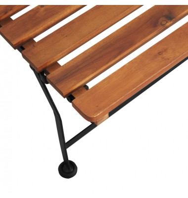  Lauko terasos kėdė, akacijos medienos masyvas - Gultai, šezlongai - 5
