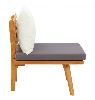  Sodo kėdė su pagalvėlėmis, akacijos medienos masyvas - Moduliniai lauko baldai - 3
