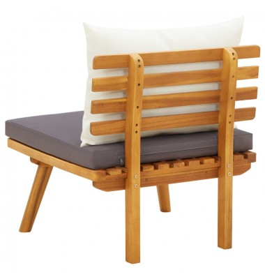  Sodo kėdė su pagalvėlėmis, akacijos medienos masyvas - Moduliniai lauko baldai - 4