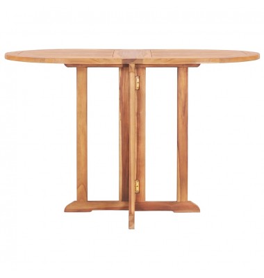  Sulankstomas sodo stalas, 120x70x75cm, tikmedžio masyvas - Lauko stalai, staliukai - 2