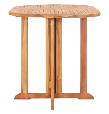  Sulankstomas sodo stalas, 120x70x75cm, tikmedžio masyvas - Lauko stalai, staliukai - 3