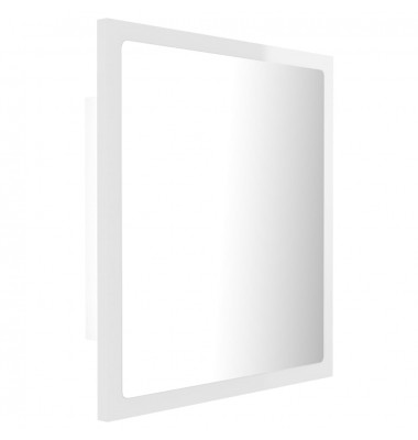  Vonios kambario veidrodis, baltas, 40x8,5x37cm, MDP, blizgus - Vonios spintelės, veidrodžiai - 8