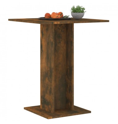  Bistro stalas, dūminio ąžuolo, 60x60x75cm, apdirbta mediena - Stalai - 3