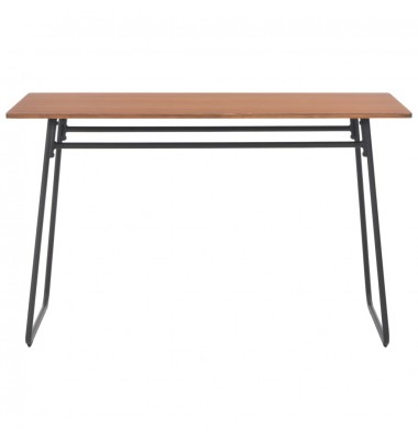  Valgomojo stalas, rudos spalvos, 120x60x73cm, fanera ir plienas - Stalai - 2