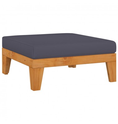  Modulinė pakoja su tamsiai pilka pagalvėle, akacijos masyvas - Moduliniai lauko baldai - 1