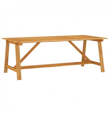  Sodo valgomojo stalas, 206x100x74cm, akacijos medienos masyvas - Lauko stalai, staliukai - 1