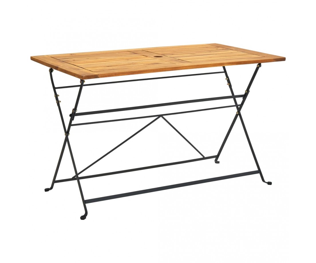 Sulankstomas sodo stalas, 120x70x74cm, akacijos masyvas - Lauko stalai, staliukai - 1 Sulankstomas sodo stalas, 120x70x74cm, akacijos masyvas - Lauko stalai, staliukai - 1