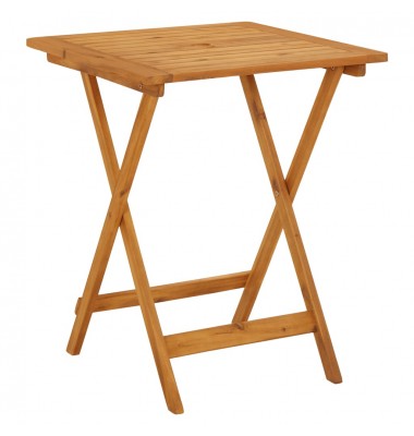 Sulankstomas sodo stalas, 60x60x75cm, akacijos medienos masyvas - Lauko stalai, staliukai - 1