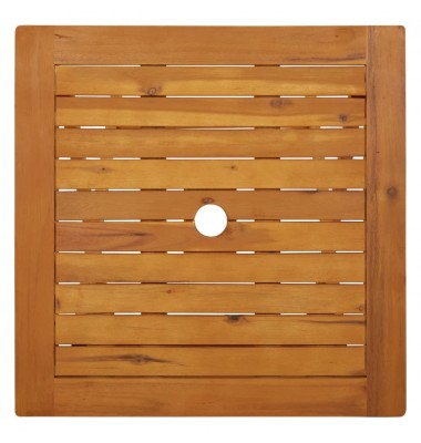  Sulankstomas sodo stalas, 60x60x75cm, akacijos medienos masyvas - Lauko stalai, staliukai - 5