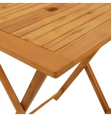  Sulankstomas sodo stalas, 60x60x75cm, akacijos medienos masyvas - Lauko stalai, staliukai - 6