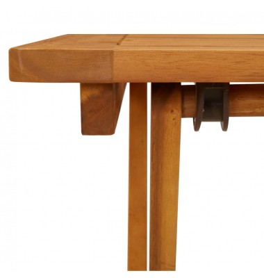  Sulankstomas sodo stalas, 60x60x75cm, akacijos medienos masyvas - Lauko stalai, staliukai - 7
