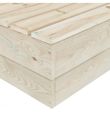  Sodo staliukai, 2vnt., 60x60x30cm, impregnuota eglės mediena - Moduliniai lauko baldai - 5