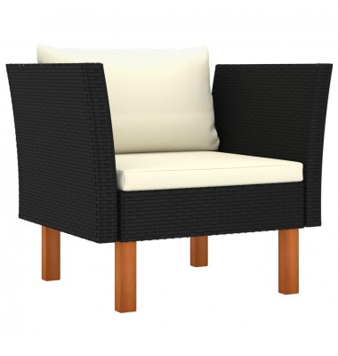  Sodo sofa, poliratanas ir eukalipto medienos masyvas - Moduliniai lauko baldai - 1