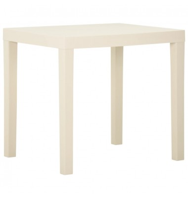  Sodo stalas, baltos spalvos, 79x65x72cm, plastikas - Lauko stalai, staliukai - 1
