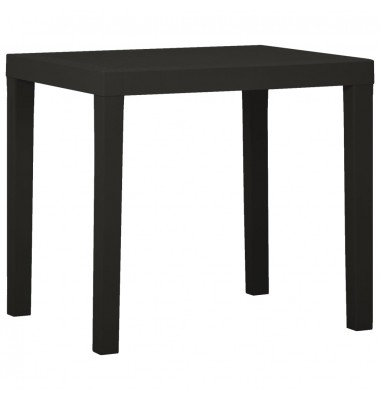  Sodo stalas, antracito spalvos, 79x65x72cm, plastikas - Lauko stalai, staliukai - 1