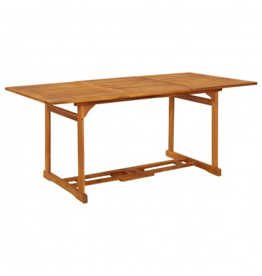  Sodo valgomojo stalas, 180x90x75 cm, akacijos medienos masyvas - Lauko stalai, staliukai - 1