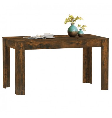  Valgomojo stalas, dūminio ąžuolo, 140x74,5x76cm, mediena - Stalai - 6