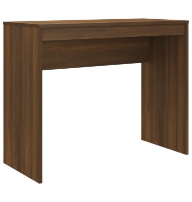  Rašomasis stalas, rudos ąžuolo spalvos, 90x40x72cm, mediena - Rašomieji stalai - 2