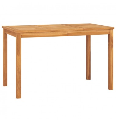  Sodo valgomojo stalas, 120x70x77cm, tikmedžio medienos masyvas - Lauko stalai, staliukai - 1
