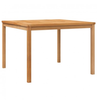 Sodo valgomojo stalas, 110x110x77cm, tikmedžio medienos masyvas - Lauko stalai, staliukai - 1