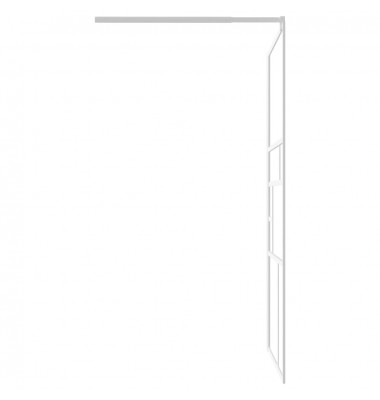  Dušo sienelė, baltos spalvos, 100x195cm, ESG stiklas - Dušo sienelės - 5