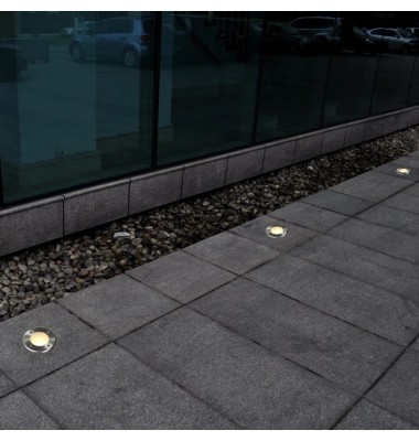  Lauko LED šviestuvai grindiniui, 12 vnt., apvalūs  - Lauko apšvietimas - 2