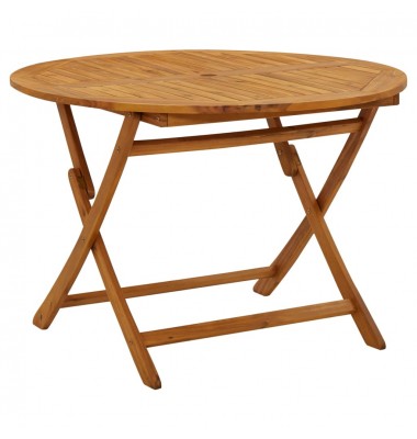  Sulankstomas sodo stalas, 110cm, akacijos medienos masyvas - Lauko stalai, staliukai - 1