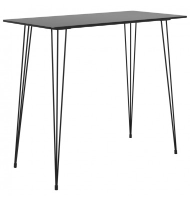  Baro stalas, juodos spalvos, 120x60x105cm