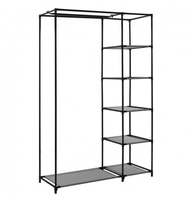  Sulanks. drab. spintos, 2vnt., pilk. sp., 110x45x175cm, audinys - Drabužių spintos - 7