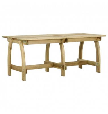 Sodo stalas, 220x74x75cm, impregnuota pušies mediena  - Lauko stalai, staliukai - 1