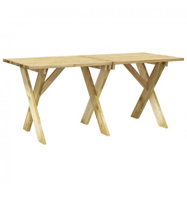 Sodo stalas, 160x73x70cm, impregnuota pušies mediena - Lauko stalai, staliukai - 1