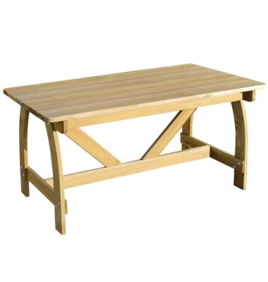  Sodo stalas, 150x74x75cm, impregnuota pušies mediena  - Lauko stalai, staliukai - 1