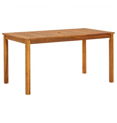  Sodo stalas, 140x80x74cm, akacijos medienos masyvas - Lauko stalai, staliukai - 1