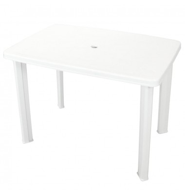  Sodo stalas, baltas, 101x68x72cm, plastikas - Lauko stalai, staliukai - 1
