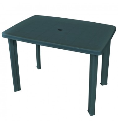  Sodo stalas, žalias, 101x68x72cm, plastikas - Lauko stalai, staliukai - 1