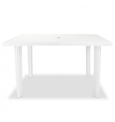  Sodo stalas, baltas, 126x76x72cm, plastikas - Lauko stalai, staliukai - 2