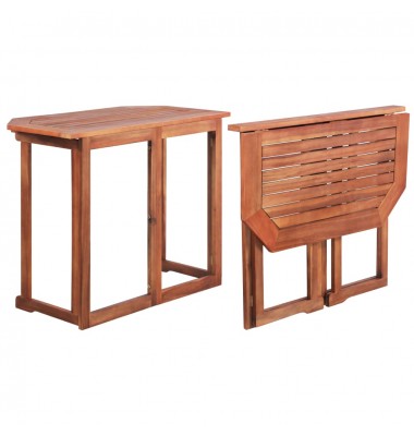  Baro stalas, 90x50x75cm, akacijos medienos masyvas - Lauko stalai, staliukai - 1