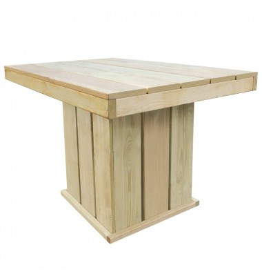  Sodo stalas, 110x75x74cm, impregnuota pušies mediena - Lauko stalai, staliukai - 1