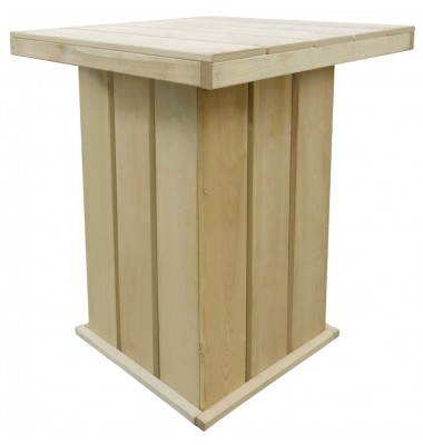  Baro stalas, 75x75x110cm, impregnuota pušies mediena - Lauko stalai, staliukai - 1